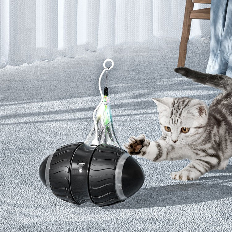 KFX-9448765 Intelligent Electric Cat Teaser for Interactive Play with USB Charging