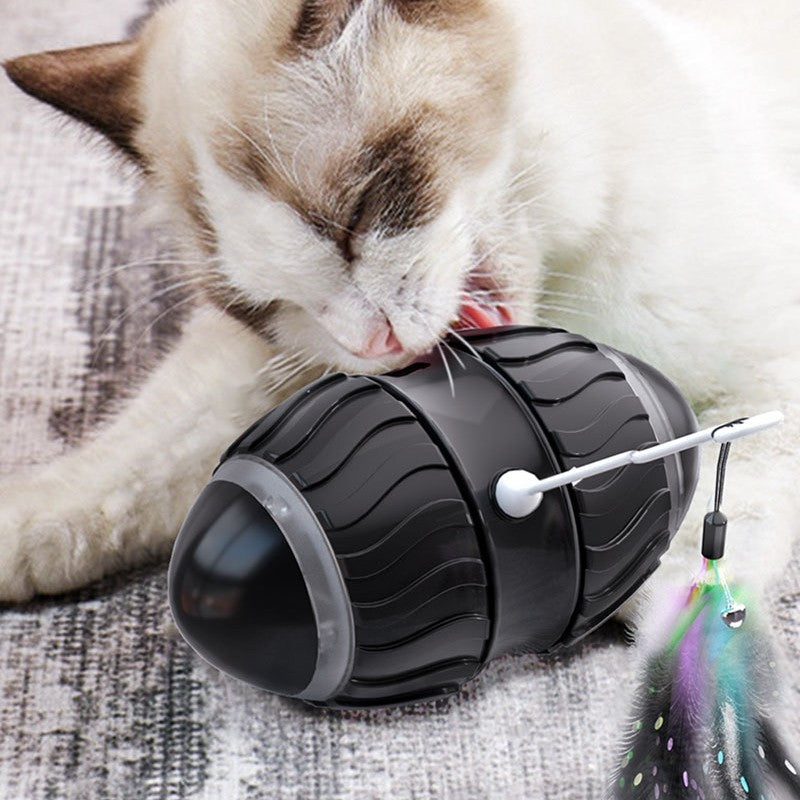 KFX-9448765 Intelligent Electric Cat Teaser for Interactive Play with USB Charging