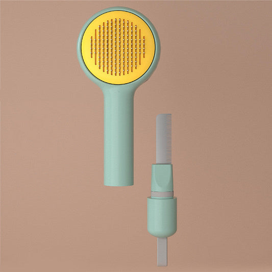 KFX-9449533 Self-Cleaning Needle Comb for Effortless Hair Removal - Various Colors Available