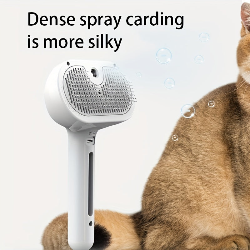 KFX-9451197 Pet Spray Comb for Dogs and Cats - Effortless Knot Removal and Floating Hair Collector