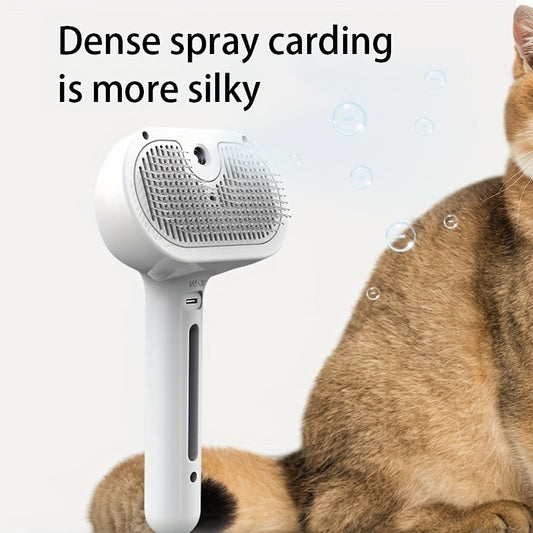 KFX-9451197 Pet Spray Comb for Dogs and Cats - Effortless Knot Removal and Floating Hair Collector