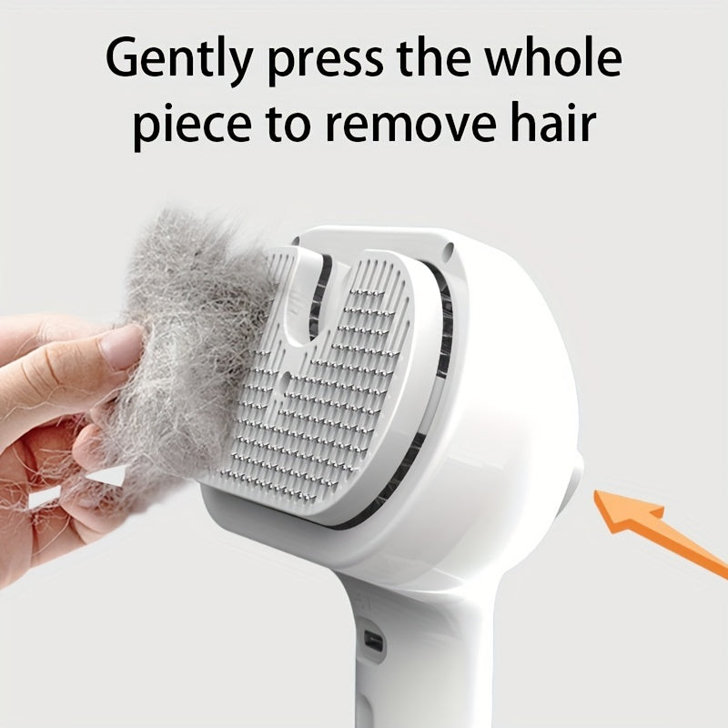 KFX-9451197 Pet Spray Comb for Dogs and Cats - Effortless Knot Removal and Floating Hair Collector