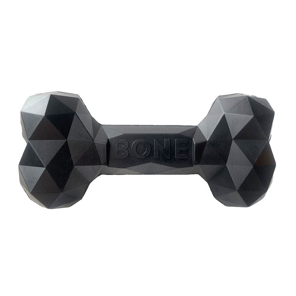 KFX-9452349 Durable Rubber Bone Toy for Dogs - Teeth Grinding & Cleaning, Interactive Puzzle, Multiple Sizes Available