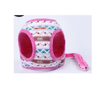 KFX-9452989 Dog Trail Vest with Protective Chest Strap - Adjustable, Durable, Available in Various Stylish Patterns and Sizes S-XL