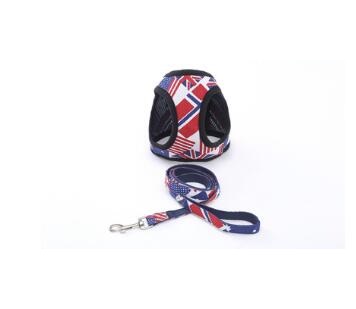 KFX-9452989 Dog Trail Vest with Protective Chest Strap - Adjustable, Durable, Available in Various Stylish Patterns and Sizes S-XL
