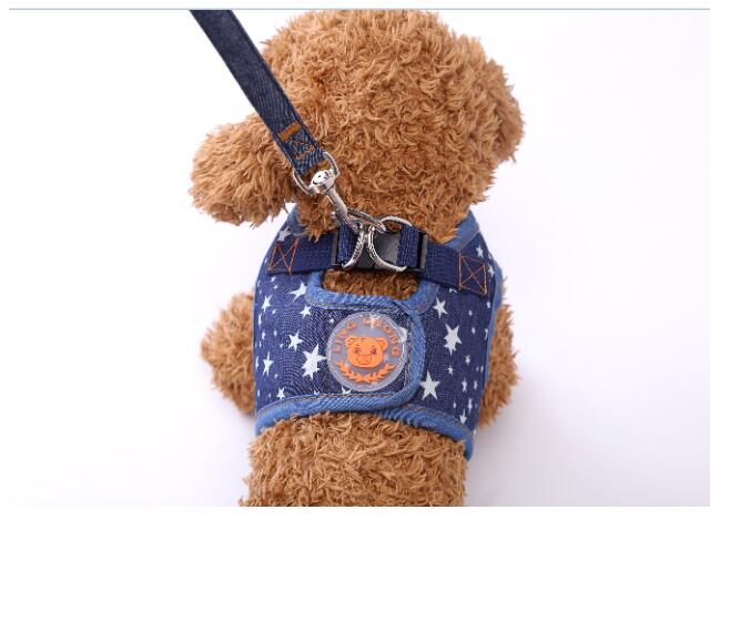 KFX-9452989 Dog Trail Vest with Protective Chest Strap - Adjustable, Durable, Available in Various Stylish Patterns and Sizes S-XL