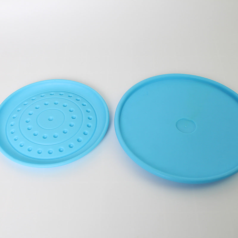 KFX-9454525 Small and Large Rubber Frisbees for Dogs - Multiple Colors Available