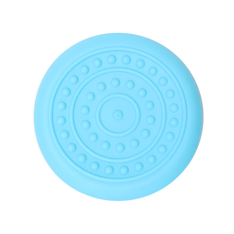 KFX-9454525 Small and Large Rubber Frisbees for Dogs - Multiple Colors Available