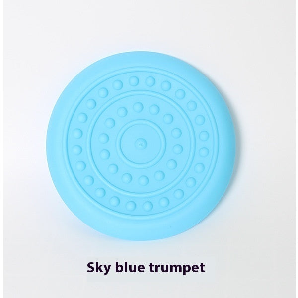 KFX-9454525 Small and Large Rubber Frisbees for Dogs - Multiple Colors Available