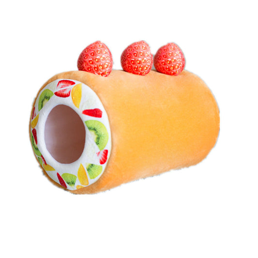 KFX-9461309 Plush Cake Roll Cat's Nest for Home Leisure and Bedroom Comfort