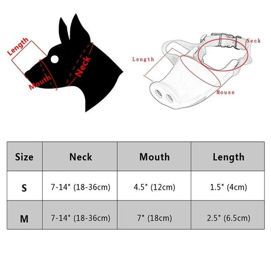 KFX-9468477 Dog Anti-Bite Mouth Cover for Long-Mouthed Pets - Silicone Training Accessory in Green and Blue