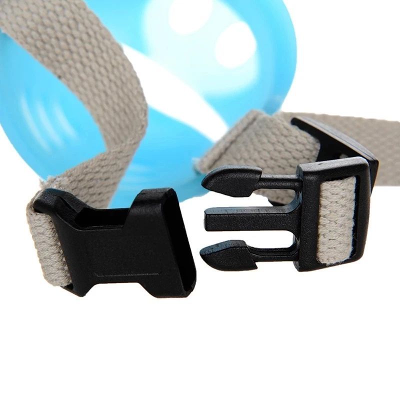 KFX-9468477 Dog Anti-Bite Mouth Cover for Long-Mouthed Pets - Silicone Training Accessory in Green and Blue