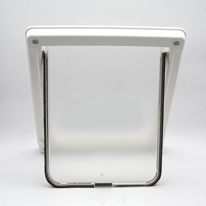 KFX-9468861 Dual-Sided Pet Door with Lockable Entry and Exit for Dogs