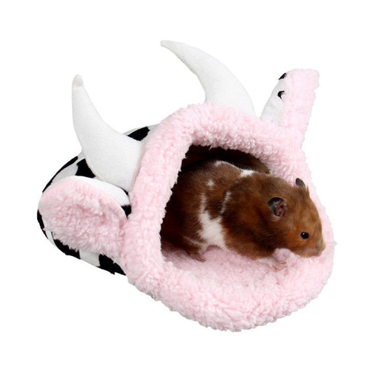 KFX-9469245 Cozy Short Plush Cold Shelter for Small Animals - 25cm x 22cm