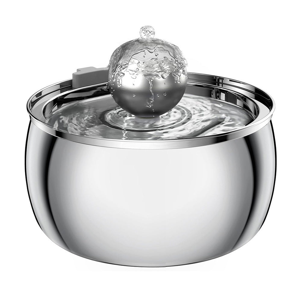 KFX-9471037 4L Stainless Steel Pet Water Dispenser with USB Interface and Various Faucet Options