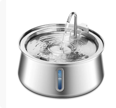 KFX-9471037 4L Stainless Steel Pet Water Dispenser with USB Interface and Various Faucet Options