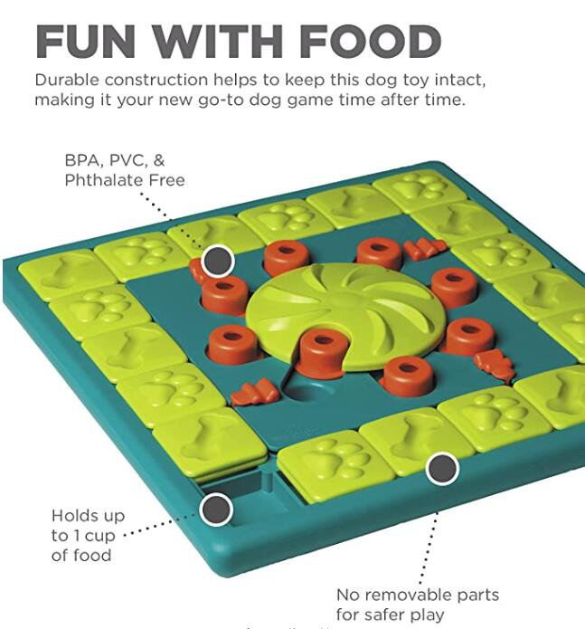 KFX-9471165 Interactive Plastic Dog Training Toy Feeder for Engaging Playtime
