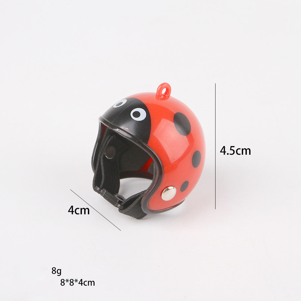 KFX-9472445 Adjustable Chicken Helmet with Sponge Lining - Protective Headwear for Small Pets and Birds