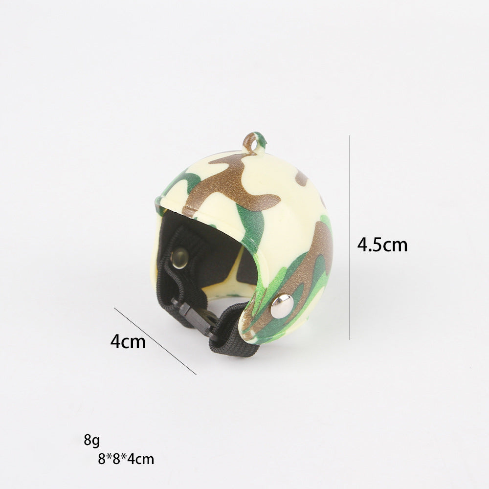 KFX-9472445 Adjustable Chicken Helmet with Sponge Lining - Protective Headwear for Small Pets and Birds