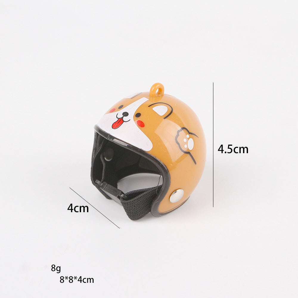 KFX-9472445 Adjustable Chicken Helmet with Sponge Lining - Protective Headwear for Small Pets and Birds