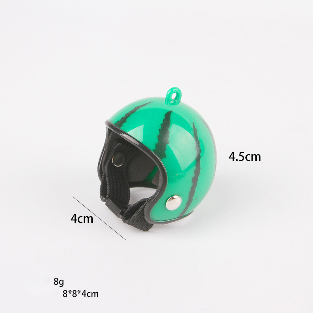 KFX-9472445 Adjustable Chicken Helmet with Sponge Lining - Protective Headwear for Small Pets and Birds