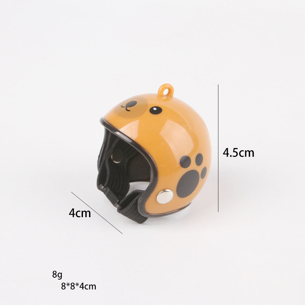 KFX-9472445 Adjustable Chicken Helmet with Sponge Lining - Protective Headwear for Small Pets and Birds