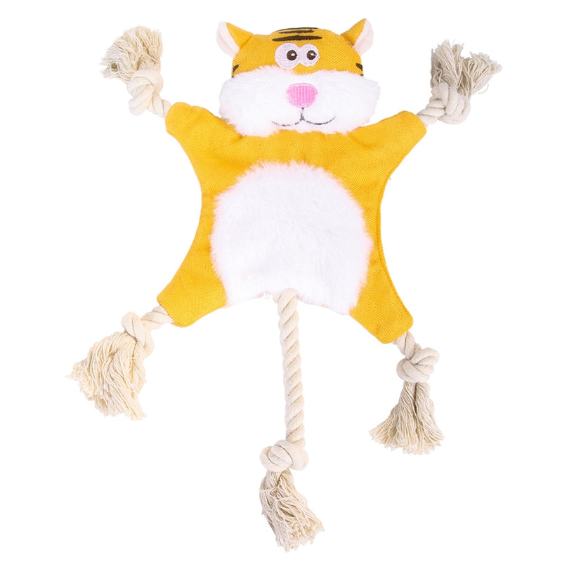 KFX-9472573 Durable Plush Dog and Cat Toys - Squeaky Animal Chew Toys for All Breeds