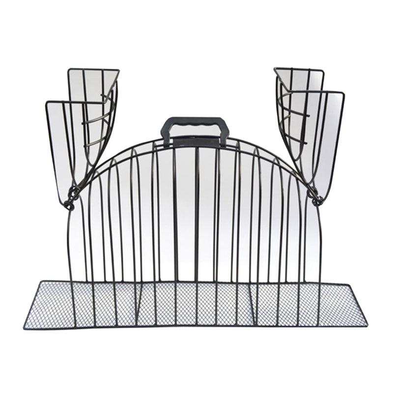 KFX-9472829 Stainless Steel Cat Bath and Transport Cage for Pets Under 3 kg - Compact Size 46.5*14*17.5cm