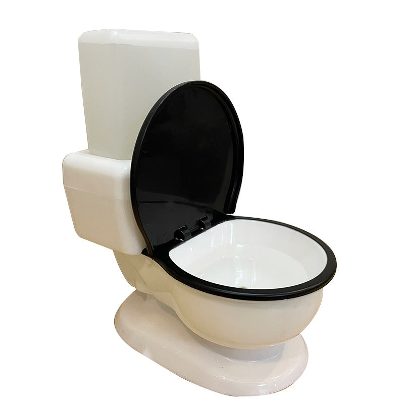 KFX-9474237 Automatic Flowing Cat Water Fountain in White - Plug-Free Design