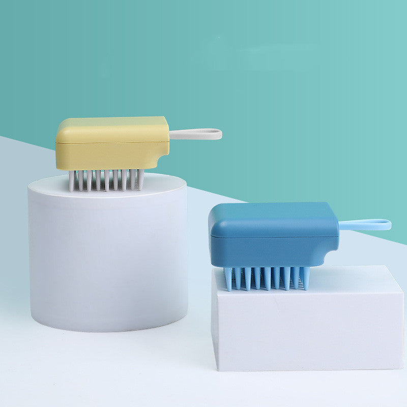 KFX-9476541 Multifunctional Pet Bath and Grooming Brush for Dogs and Cats - Massaging, Washing, and De-Shedding Comb