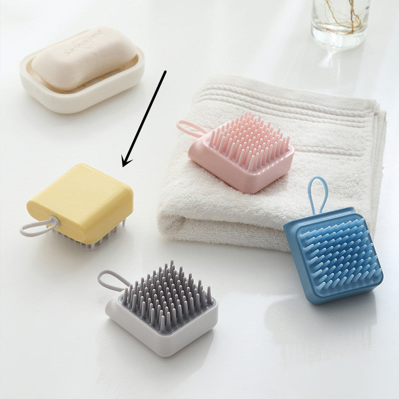 KFX-9476541 Multifunctional Pet Bath and Grooming Brush for Dogs and Cats - Massaging, Washing, and De-Shedding Comb