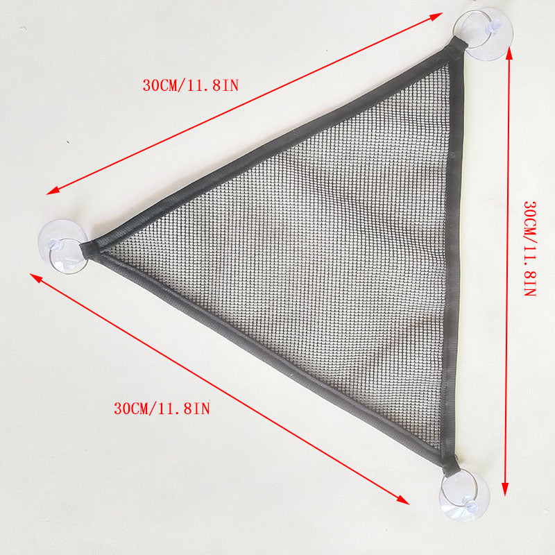 KFX-9481533 Black Mesh Reptile Hammock for Pets - Durable Plastic Design