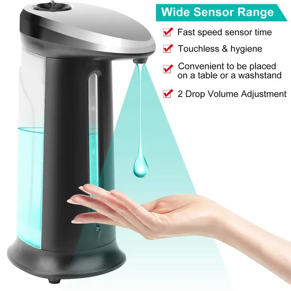 KFX-9482301 Automatic Hand Soap Dispenser 16.9oz Sensor-Controlled with Adjustable Drop Volume