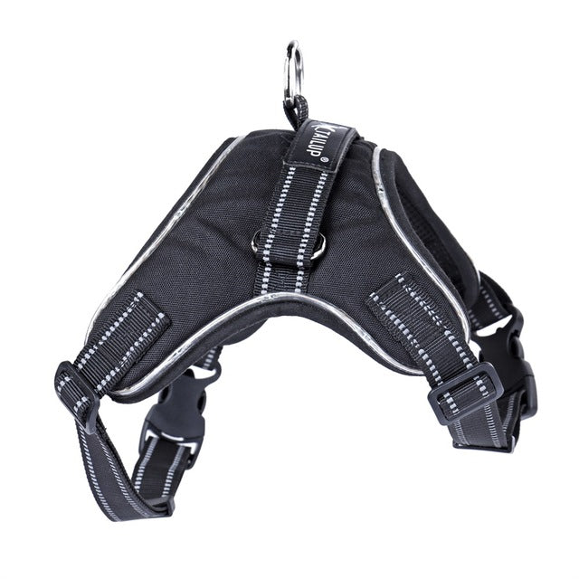 KFX-9485757 LED Glow-in-the-Dark Adjustable Dog Collar with Reflective Strips and Waterproof Design