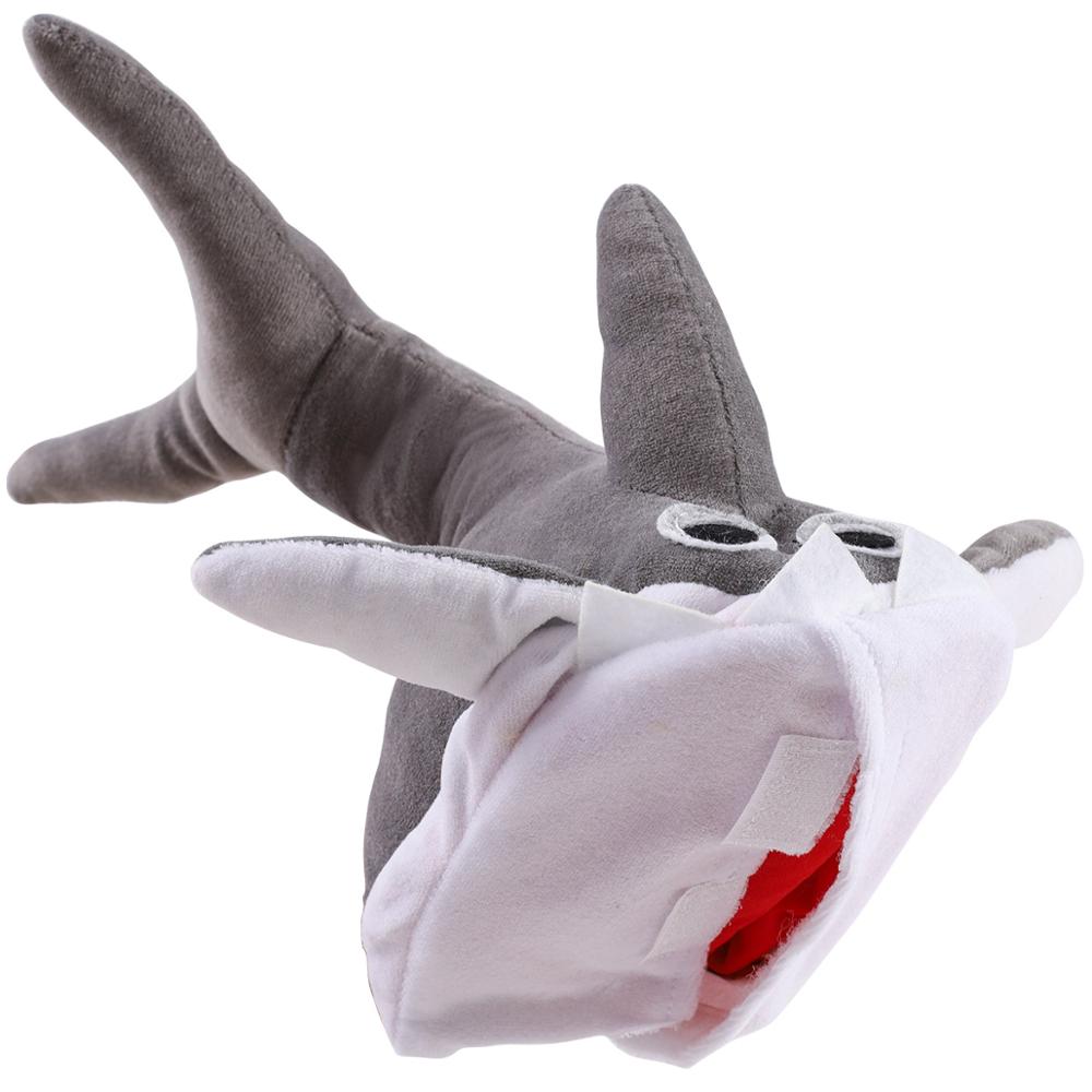 KFX-9486141 Plush Shark Doll Toy - Soft Throwing Plush with Filled Cotton - Gray, S & M Sizes Available