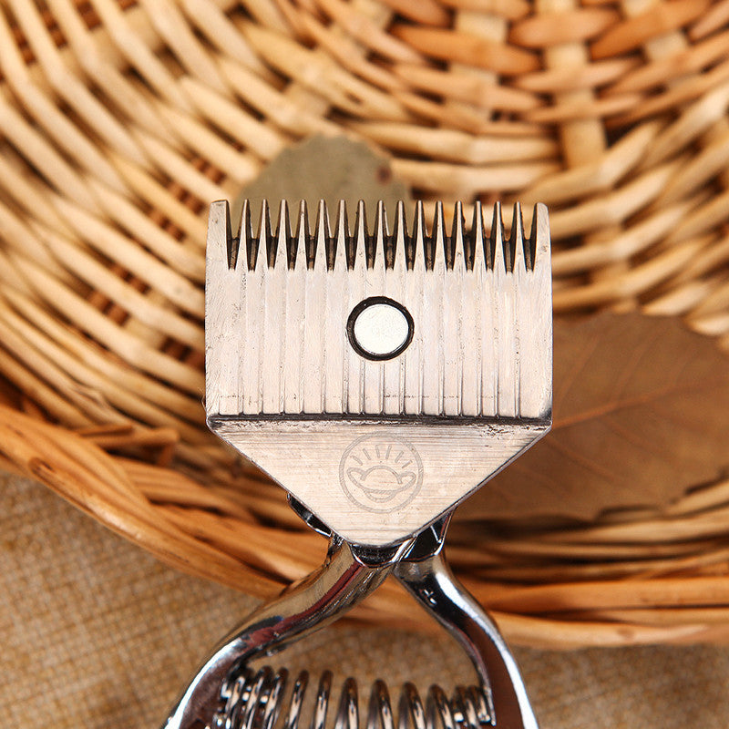 KFX-9488061 Manual Pet Hair Trimmer - Low Vibration & Quiet Design, Eco-Friendly Material