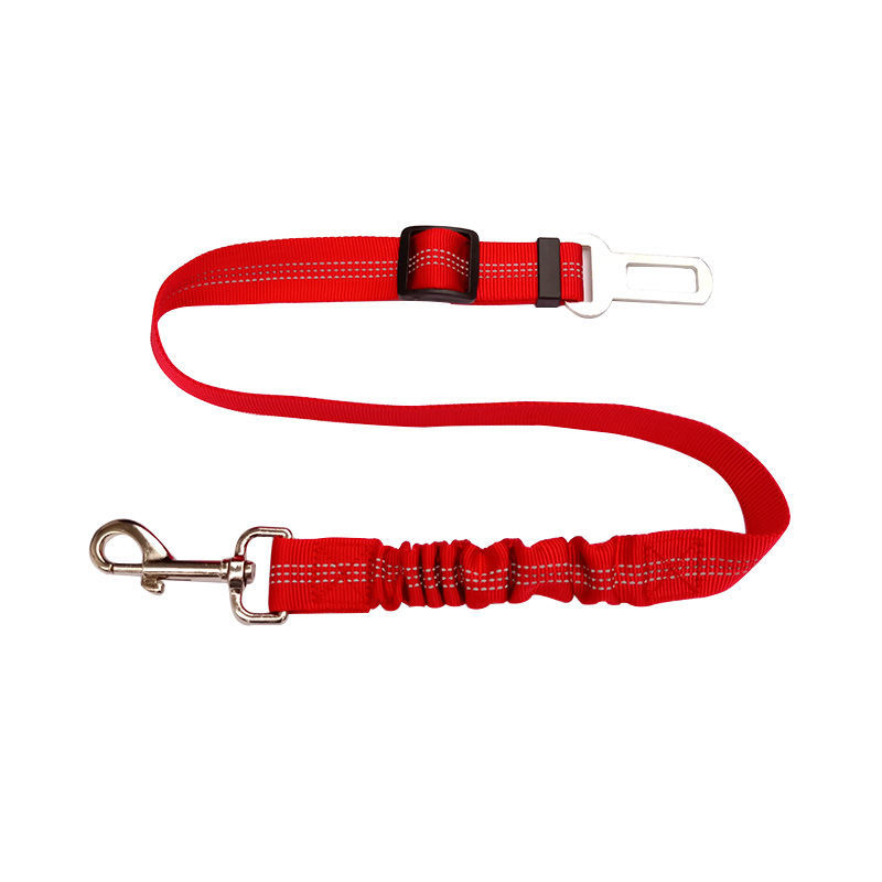 KFX-9492029 Adjustable Reflective Dog Car Seat Belt - Soft, Durable, Universal Fit