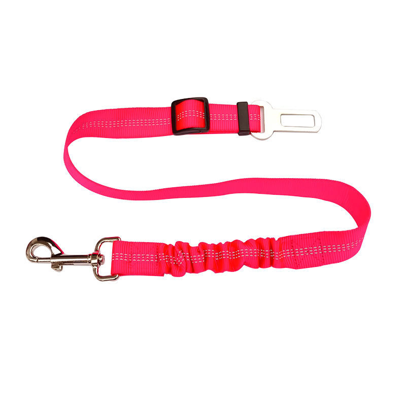 KFX-9492029 Adjustable Reflective Dog Car Seat Belt - Soft, Durable, Universal Fit