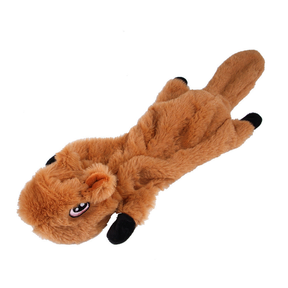 KFX-9495485 Plush Bite-Resistant Toys for Dogs – Fox, Squirrel, and Wolf Designs