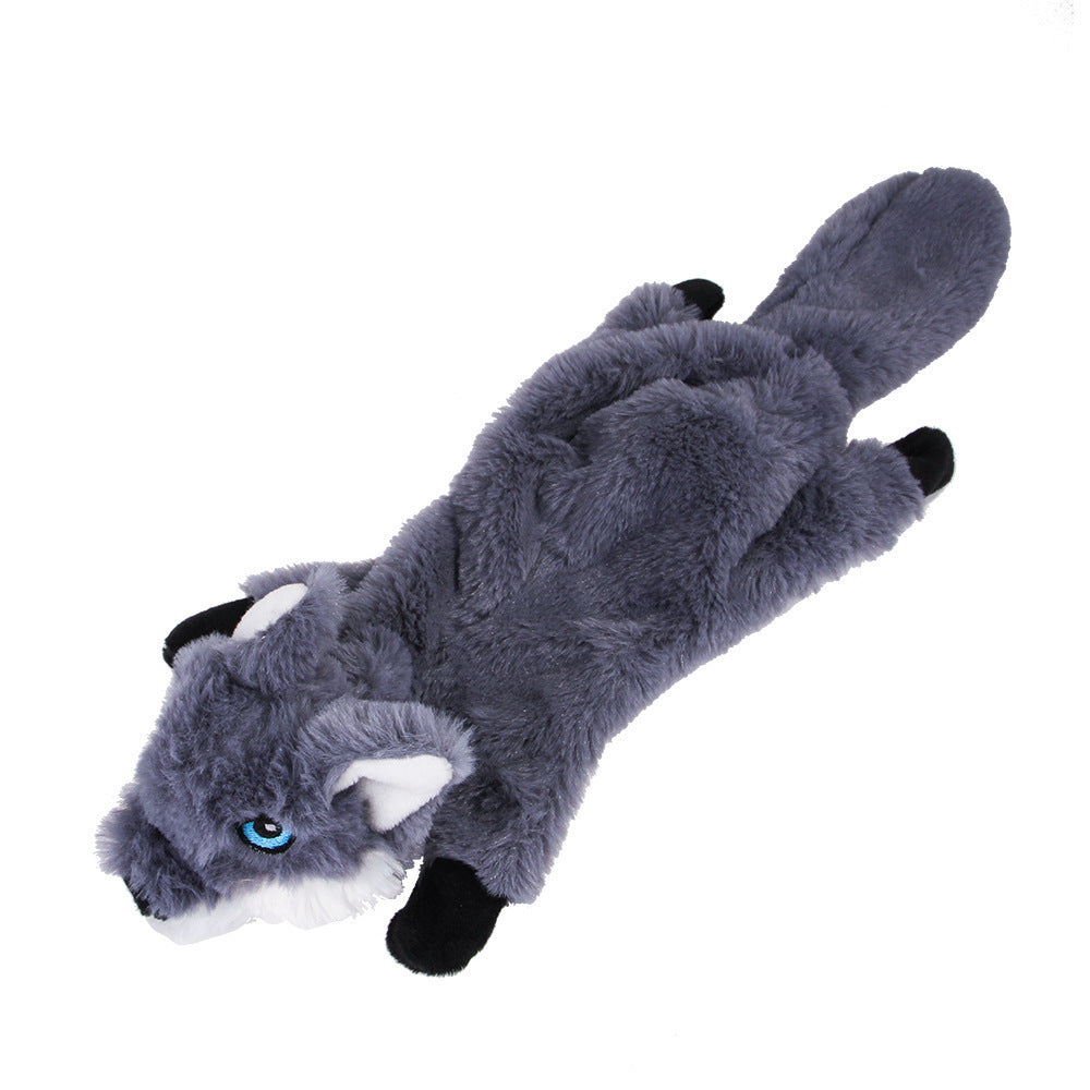 KFX-9495485 Plush Bite-Resistant Toys for Dogs – Fox, Squirrel, and Wolf Designs