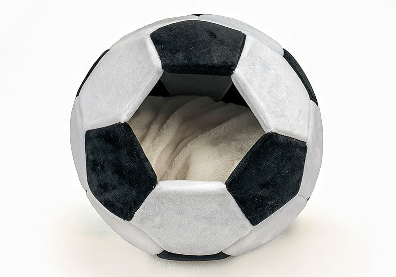 KFX-9497021 Four Seasons General Creative Cat Nest - Super Soft Plush, Black/White & Red/White, Small 40cm & Large 45cm