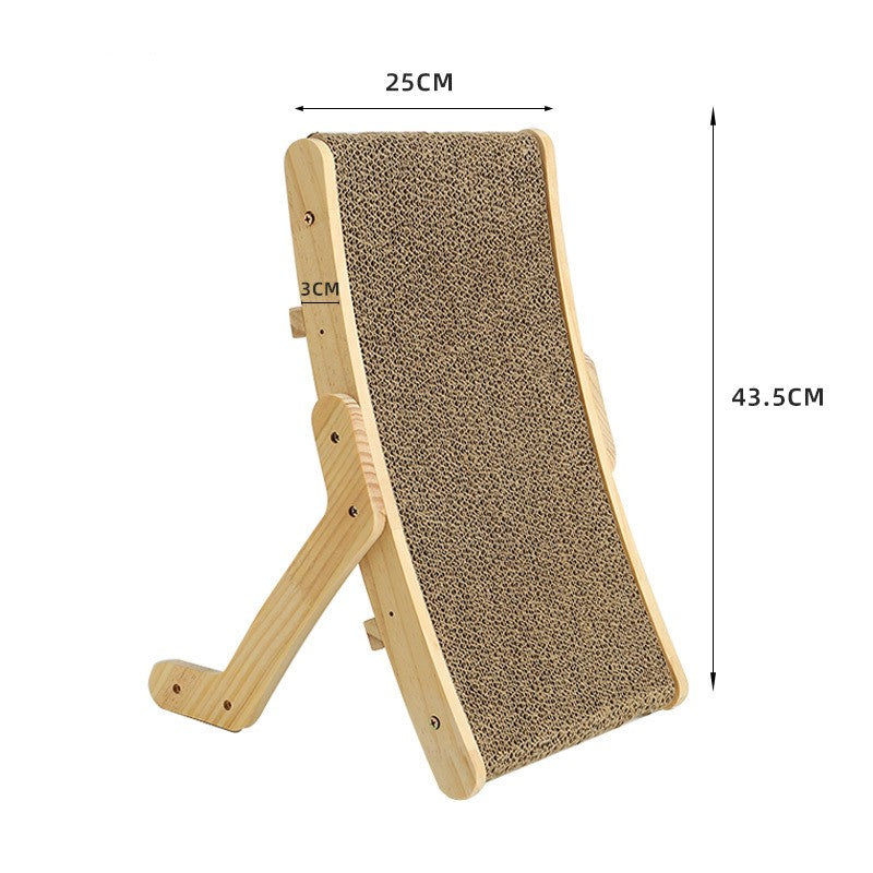 KFX-9498173 U-Shaped Corrugated Paper Cat Scratch Board, Eco-Friendly Pet Toy, Multi-Sized Design