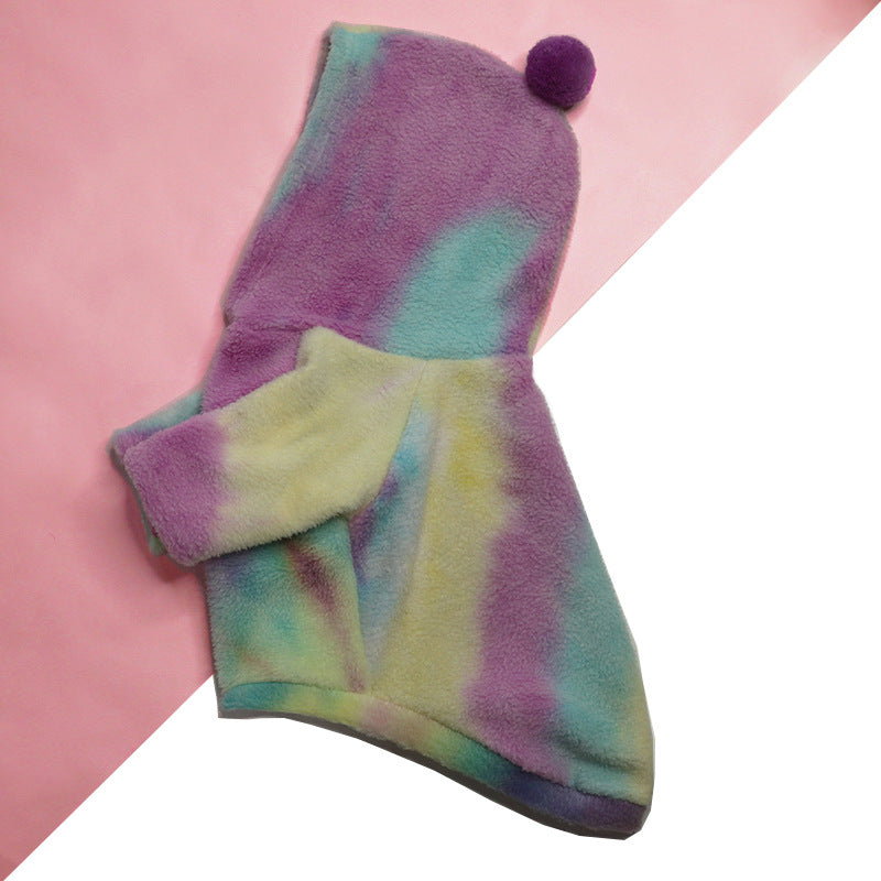 KFX-9500349 Tie-Dye Cashmere Fleece Sweater in Casual Style for Men and Women