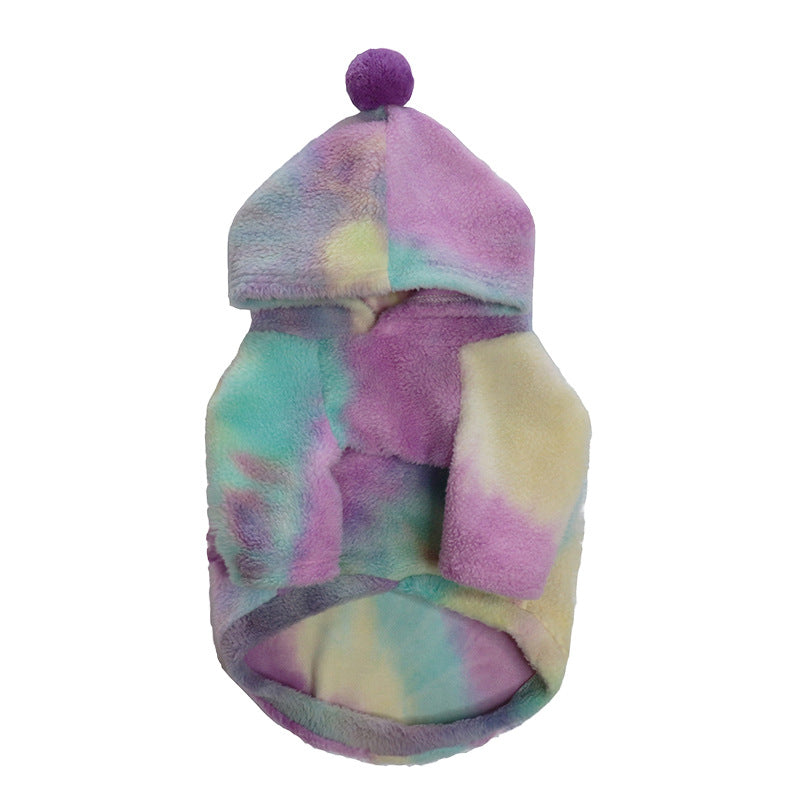 KFX-9500349 Tie-Dye Cashmere Fleece Sweater in Casual Style for Men and Women