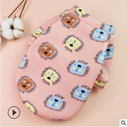 KFX-9503037 Trendy Winter Sweatshirt for Small Dogs in Fun Patterns and Colors