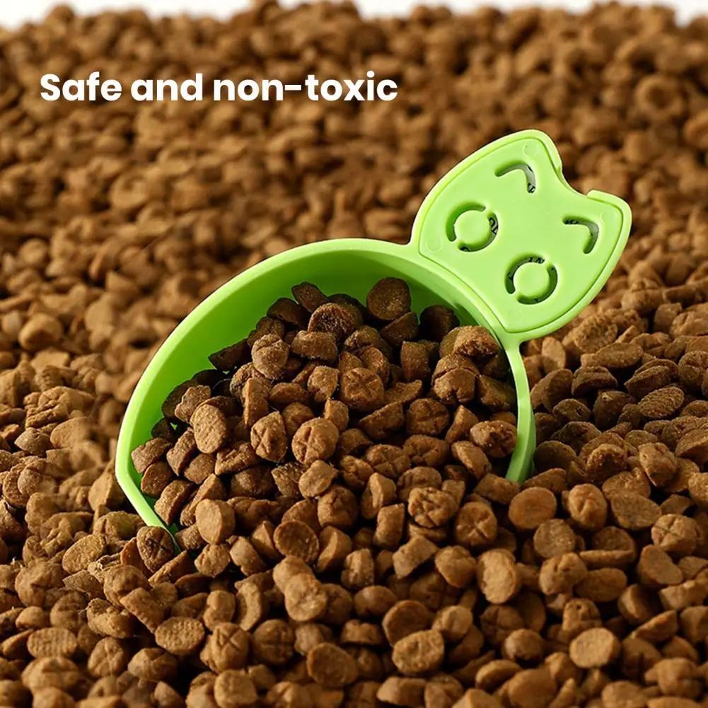 KFX-9503933 Non-Toxic Plastic Pet Food Measuring Scoop for Accurate Portion Control and Easy Cleaning