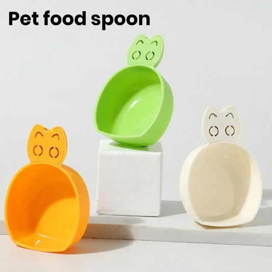 KFX-9503933 Non-Toxic Plastic Pet Food Measuring Scoop for Accurate Portion Control and Easy Cleaning