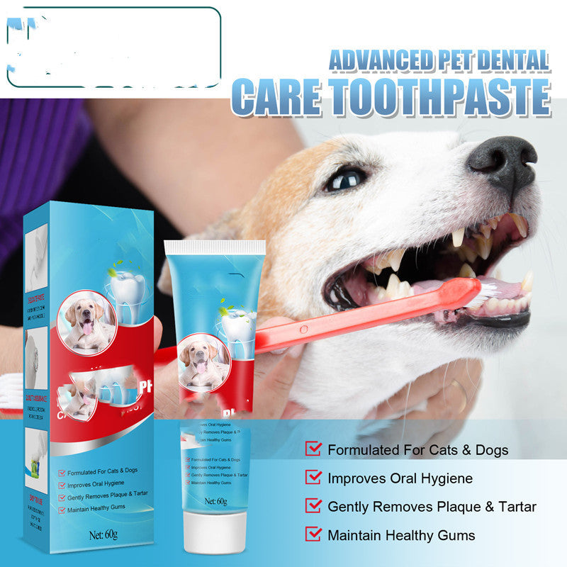 KFX-9505597 Pet Toothpaste for Fresh Breath and Dental Care - 60g