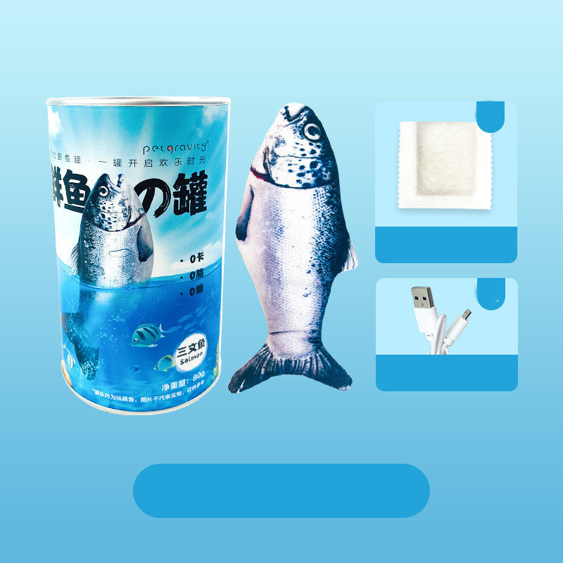 KFX-9506365 Electric Cat Toy with Interactive Fish Tank and USB Charging