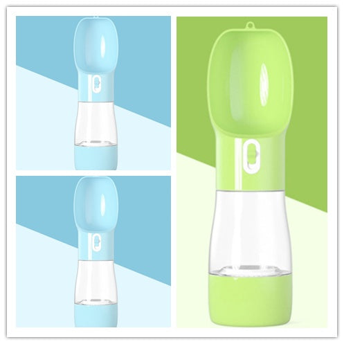 KFX-9509565 Eco-Friendly Multifunctional Pet Water Bottle with One-Touch Waterproof Button